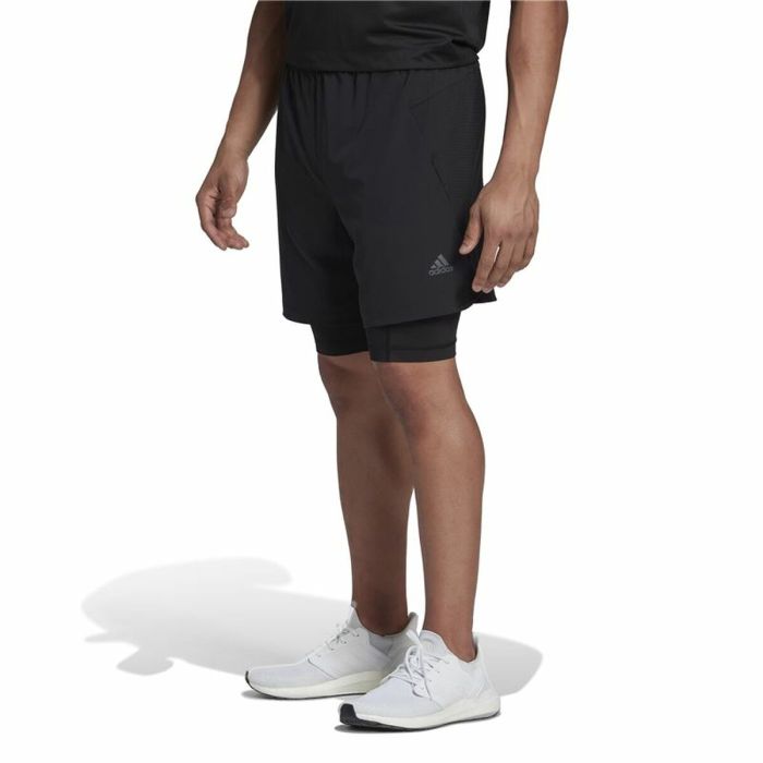 Pantalones Cortos Deportivos para Hombre Adidas HIIT Spin Training Negro 5