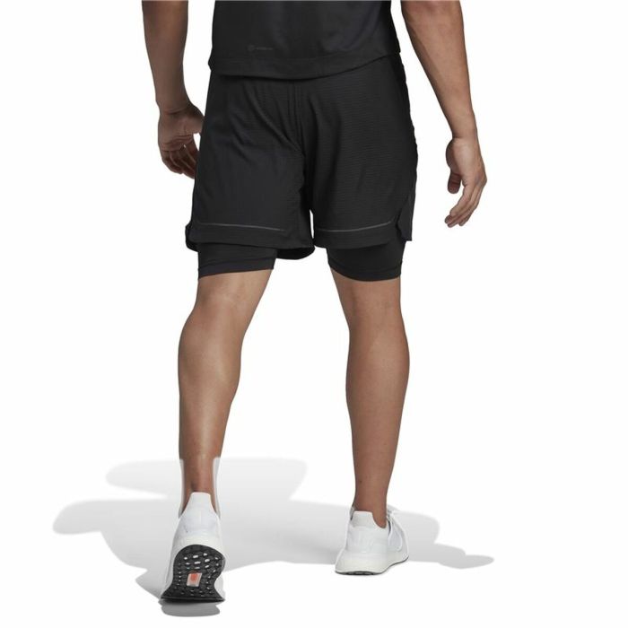 Pantalones Cortos Deportivos para Hombre Adidas HIIT Spin Training Negro 4