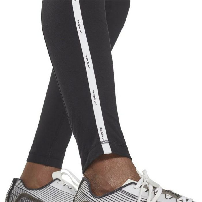 Mallas Deportivas de Mujer Reebok  Pping Cotton W  Negro 3