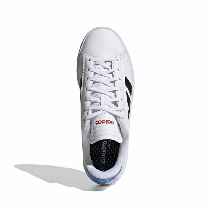 Zapatillas Casual Hombre Adidas Grand Court Alpha Blanco 5