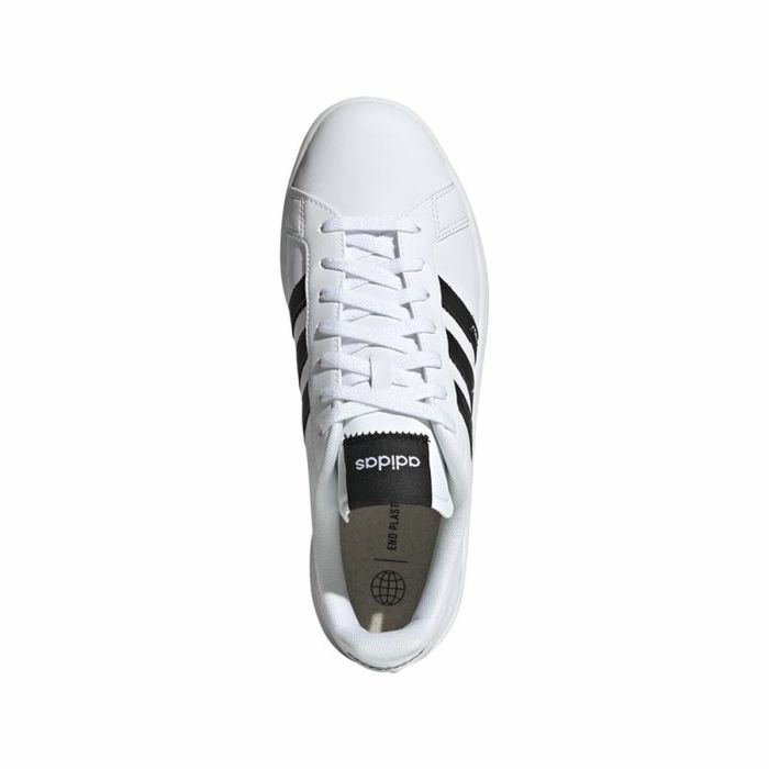 Zapatillas Casual Hombre Adidas Grand Court Base Beyond Blanco 4