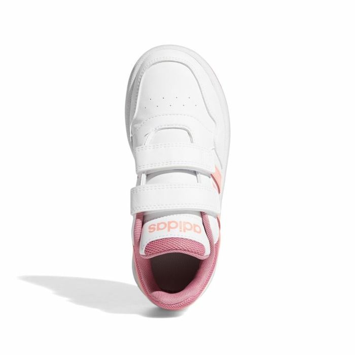 Zapatillas de Running para Niños Adidas Hoops 3.0 Blanco 5