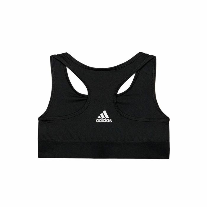 Sujetador Deportivo Adidas Sports Single Jersey Infantil Negro 1