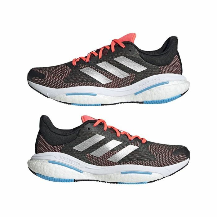 Zapatillas de Running para Adultos Adidas SolarGlide 5 Negro Hombre 1