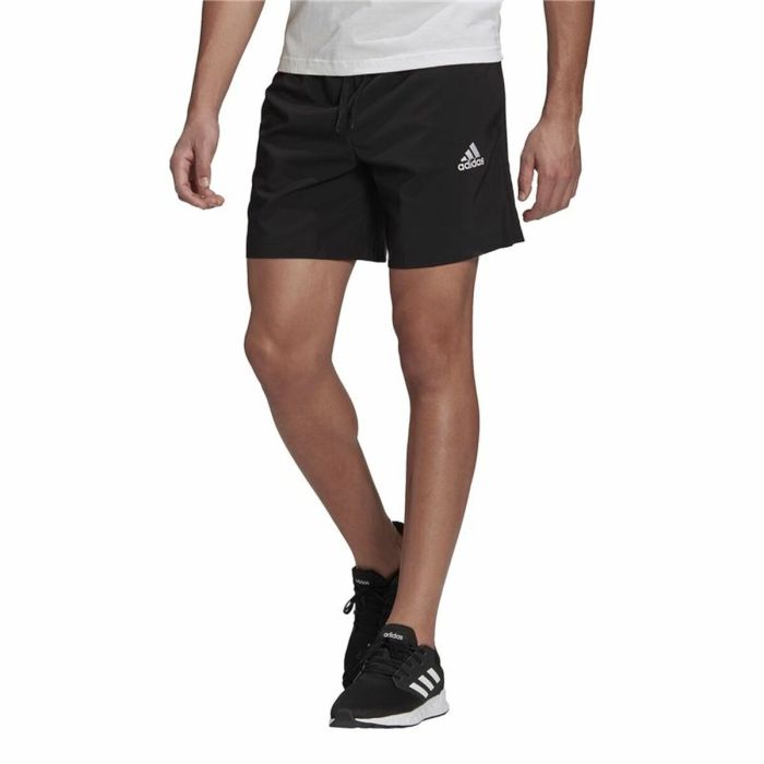 Pantalones Cortos Deportivos para Hombre Adidas Aeroready Essentials Chelsea Negro 4