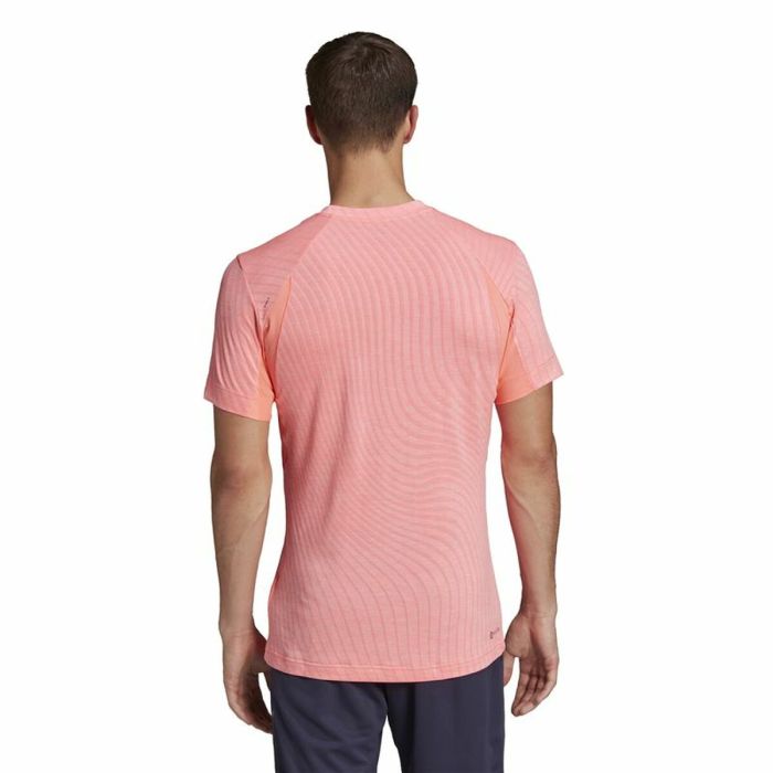 Camiseta de Manga Corta Hombre Adidas Freelift Rosa 4