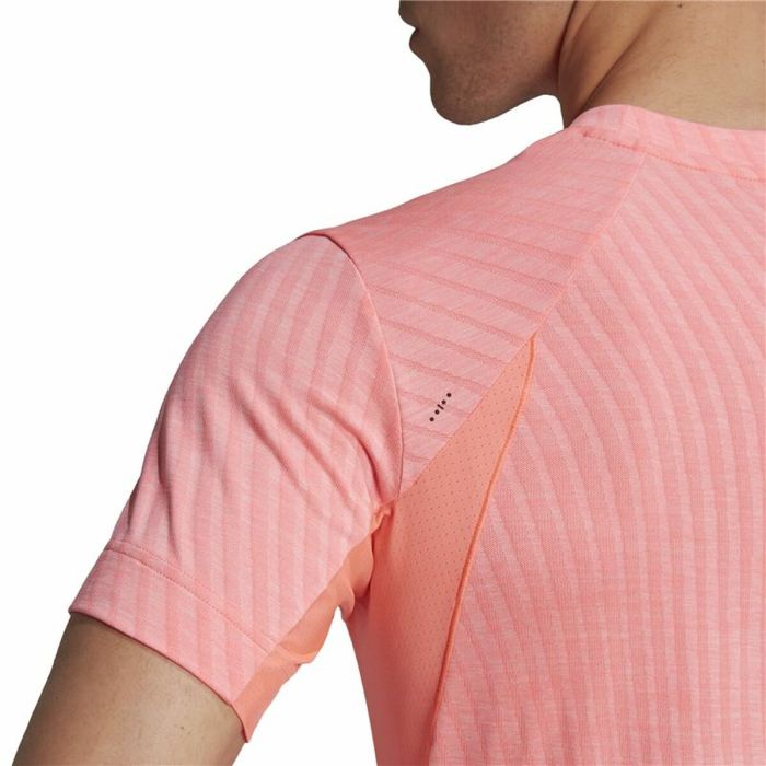 Camiseta de Manga Corta Hombre Adidas Freelift Rosa 1