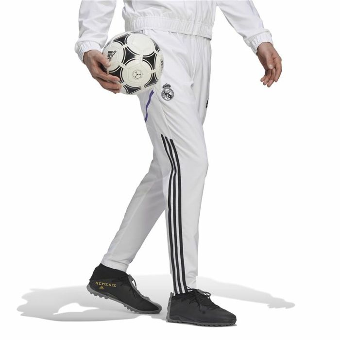 Pantalón de Entrenamiento de Fútbol para Adultos Adidas Condivo Real Madrid 22 Blanco Hombre 3