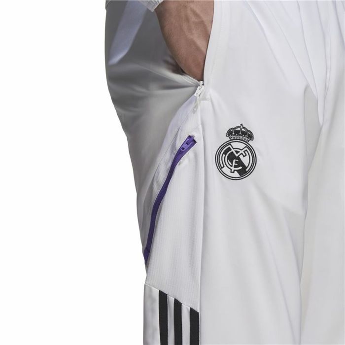 Pantalón de Entrenamiento de Fútbol para Adultos Adidas Condivo Real Madrid 22 Blanco Hombre 2