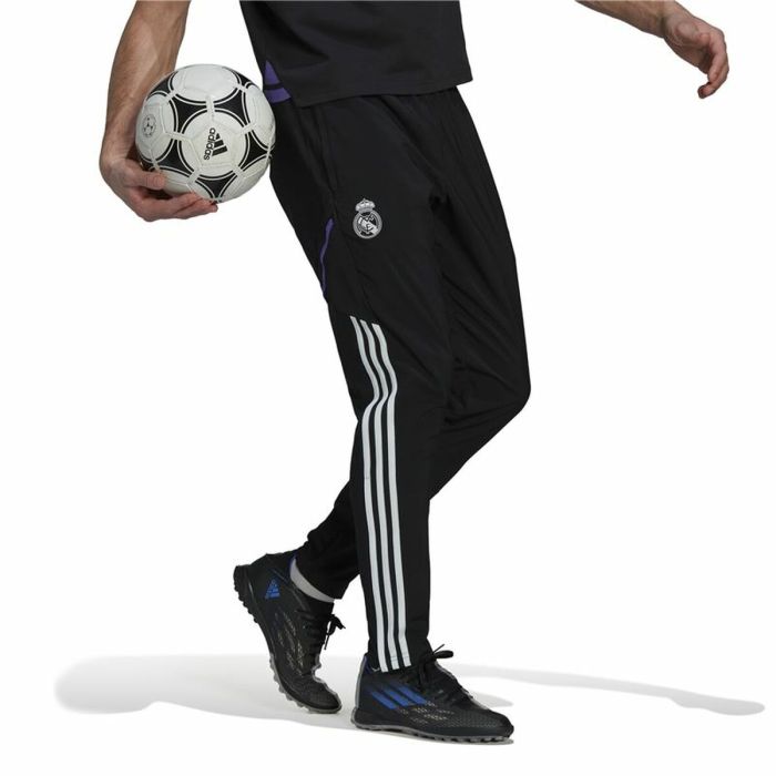 Pantalón de Entrenamiento de Fútbol para Adultos Adidas Condivo Real Madrid 22 Negro Hombre 3