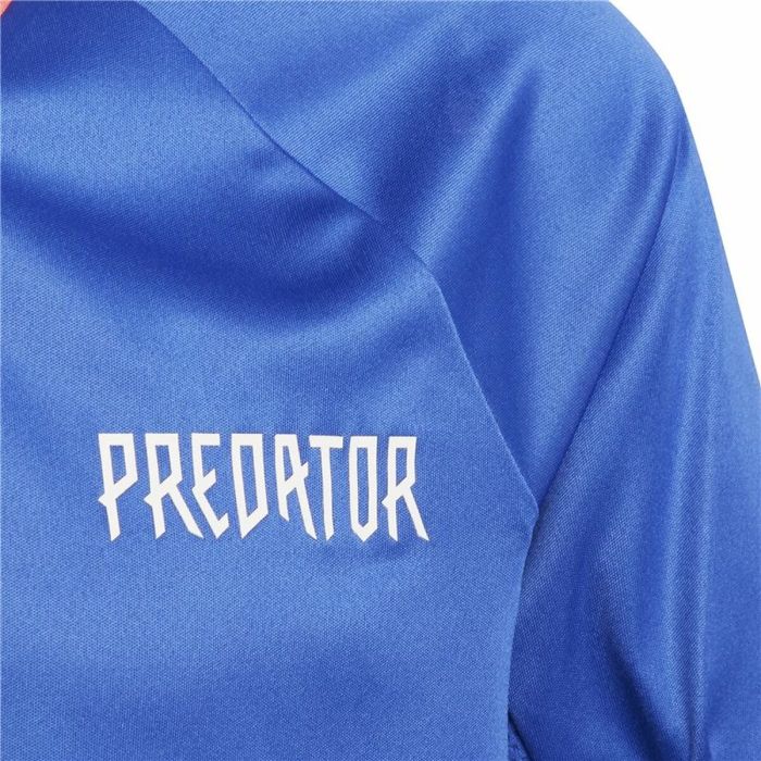 Camiseta de Manga Corta Infantil Adidas Predator Azul 3