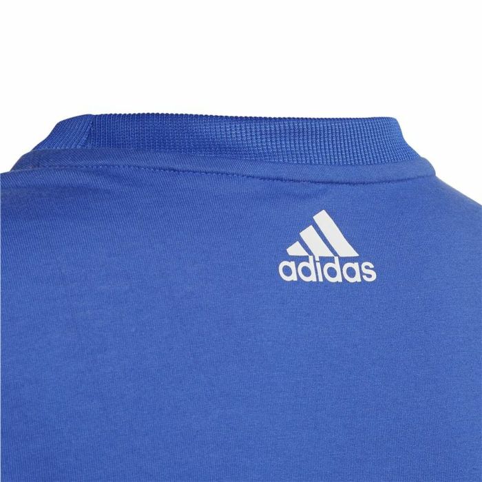 Camiseta de Manga Corta Infantil Adidas Predator Azul 2