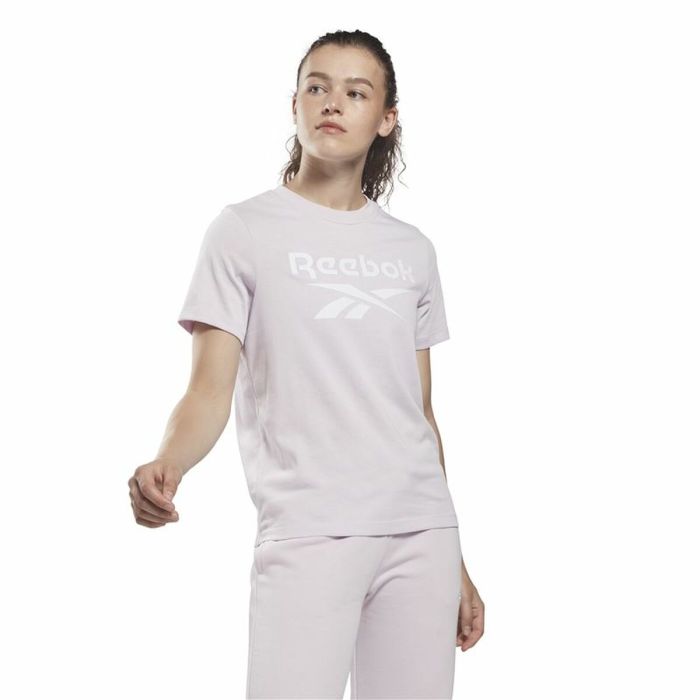 Camiseta de Manga Corta Mujer Reebok Identity Rosa claro 5