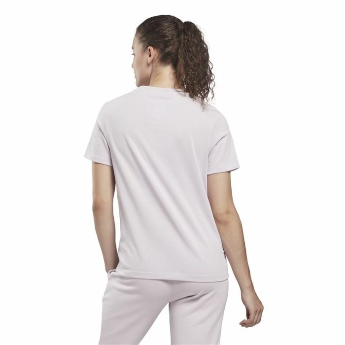 Camiseta de Manga Corta Mujer Reebok Identity Rosa claro 4 Camiseta de Manga Corta Mujer Reebok Identity Rosa claro 4