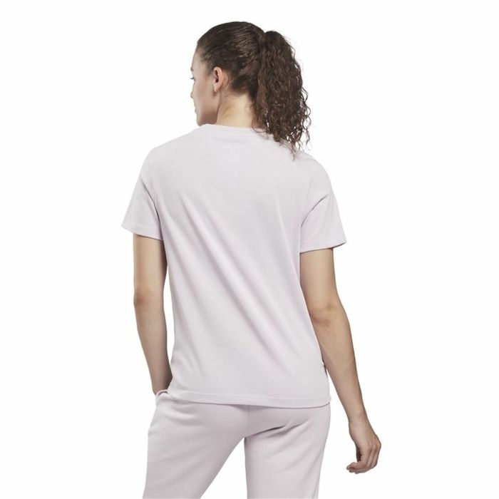 Camiseta de Manga Corta Mujer Reebok Identity Rosa claro 4