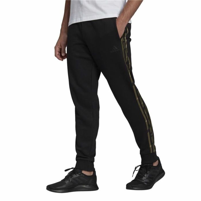 Pantalón Largo Deportivo Adidas Essentials Camo Print Negro Hombre 5