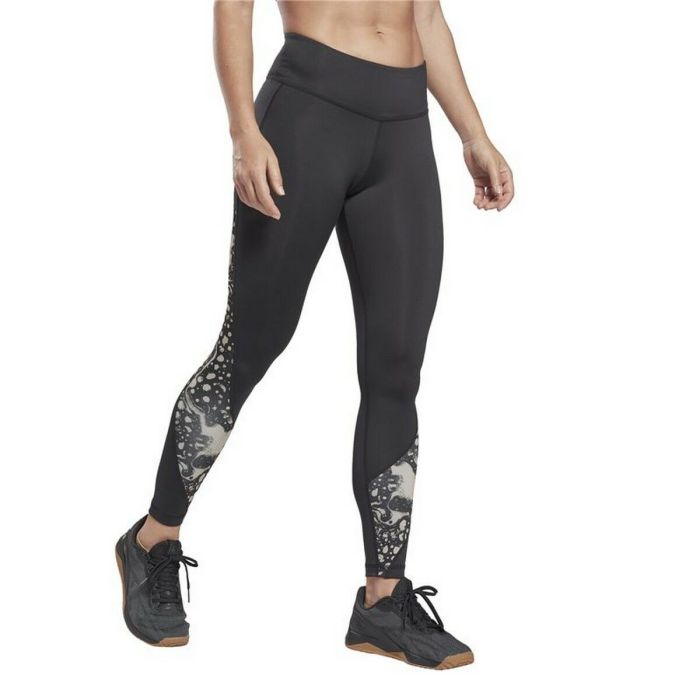 Mallas Deportivas de Mujer Reebok Negro 6 Mallas Deportivas de Mujer Reebok Negro 6