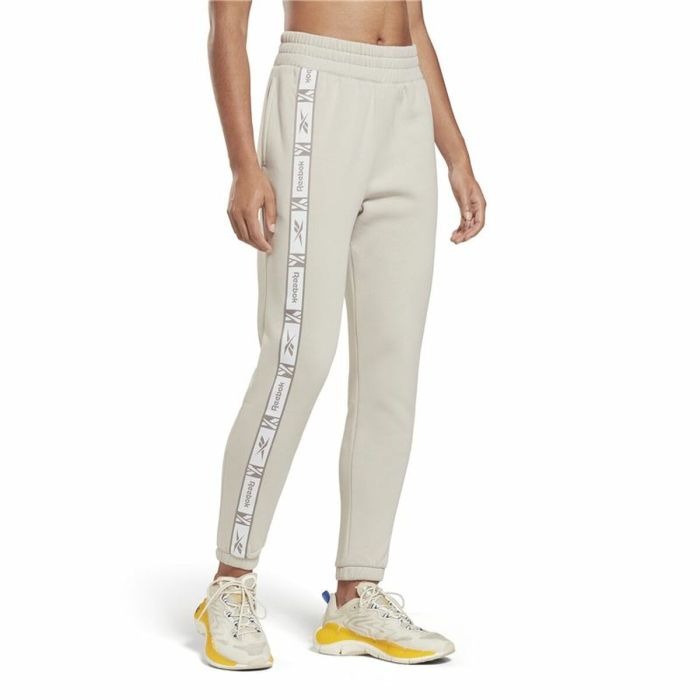 Pantalón de Chándal para Adultos Reebok Tape Pack Blanco Mujer 3