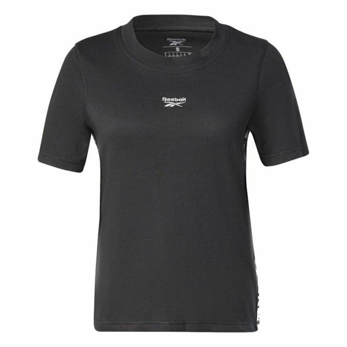 Camiseta de Manga Corta Mujer Reebok Tape Pack Negro