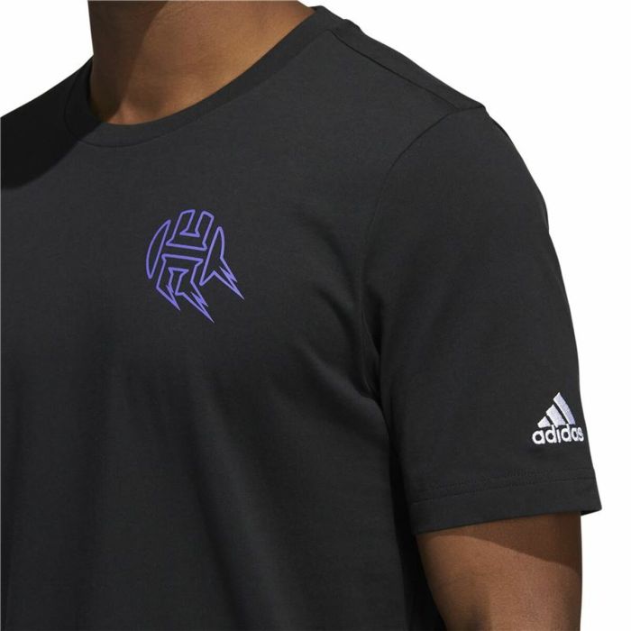 Camiseta de Manga Corta Hombre Adidas Avatar James Harden Graphic Negro 2