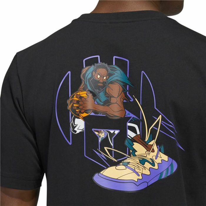 Camiseta de Manga Corta Hombre Adidas Avatar James Harden Graphic Negro 1