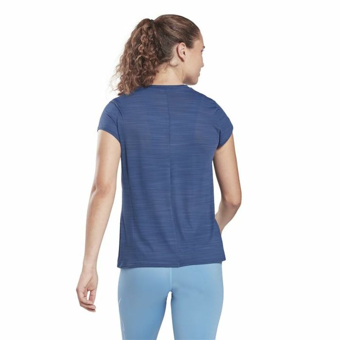 Camiseta de Manga Corta Mujer Reebok Workout Ready Azul oscuro 4