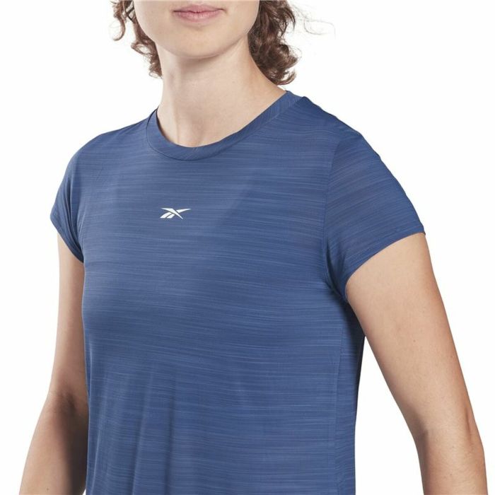 Camiseta de Manga Corta Mujer Reebok Workout Ready Azul oscuro 3