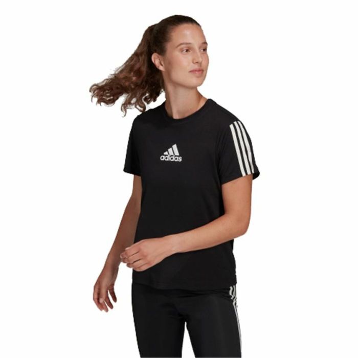 Camiseta de Manga Corta Mujer Adidas TC Negro 2