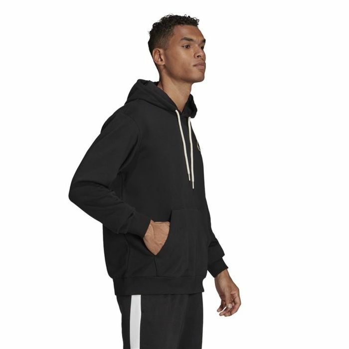 Sudadera con Capucha Hombre Adidas Essentials Feelcomfy Negro 3