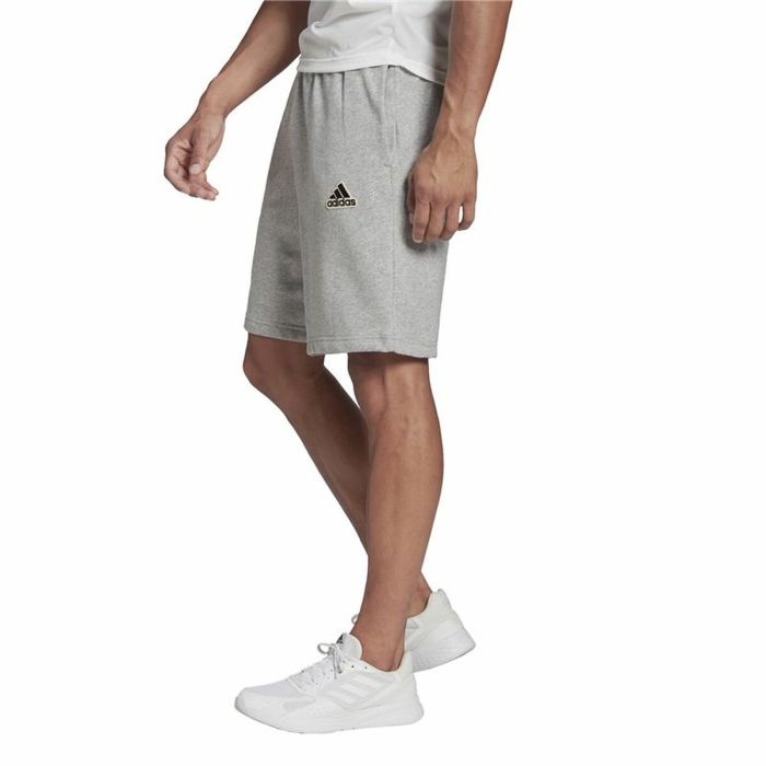 Pantalones Cortos Deportivos para Hombre Adidas Feelcomfy Gris 3