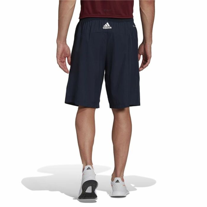 Pantalones Cortos Deportivos para Hombre Adidas  AeroReady Designed Azul oscuro 3