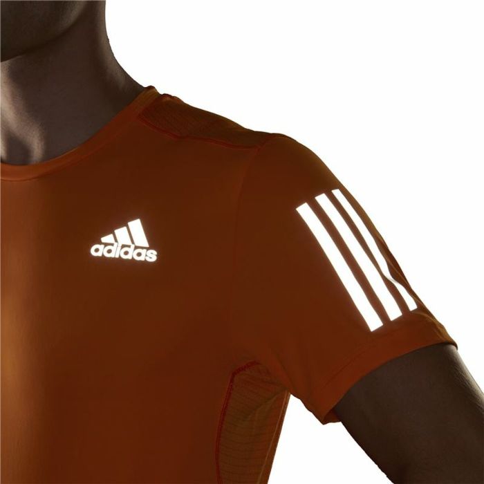 Camiseta de Manga Corta Hombre Adidas Own The Run Naranja 1