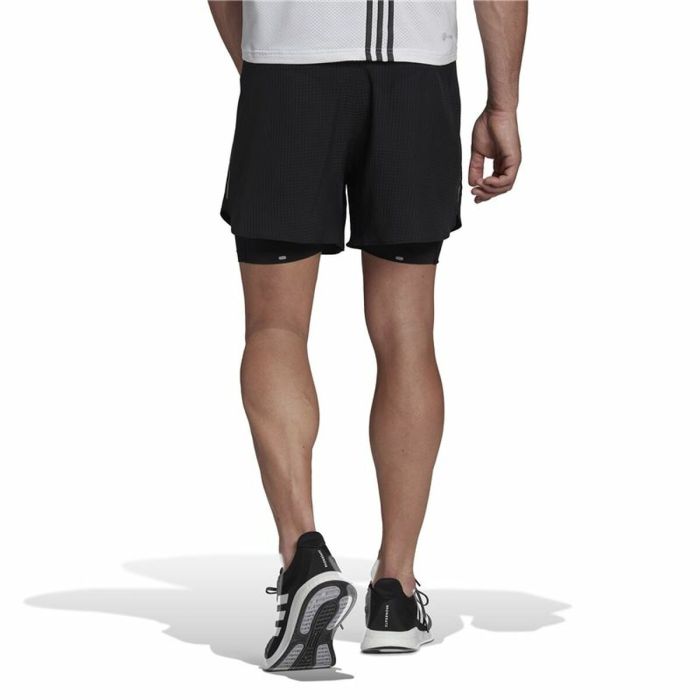 Pantalones Cortos Deportivos para Hombre Adidas Two-in-One Negro 5