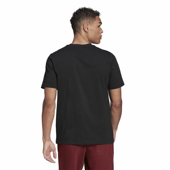 Camiseta de Manga Corta Hombre Adidas Essentials Feel Comfy Negro 3