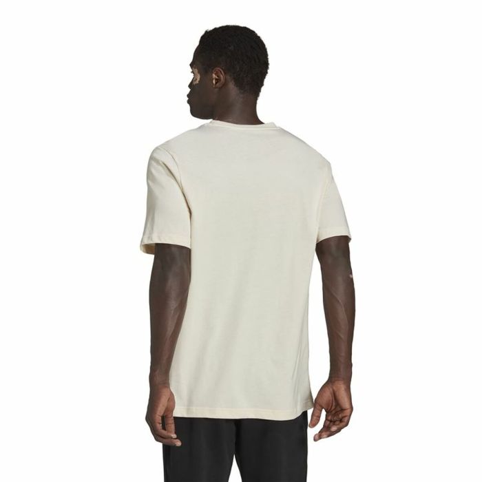 Camiseta de Manga Corta Hombre Adidas Essentials Feelcomfy Blanco 4