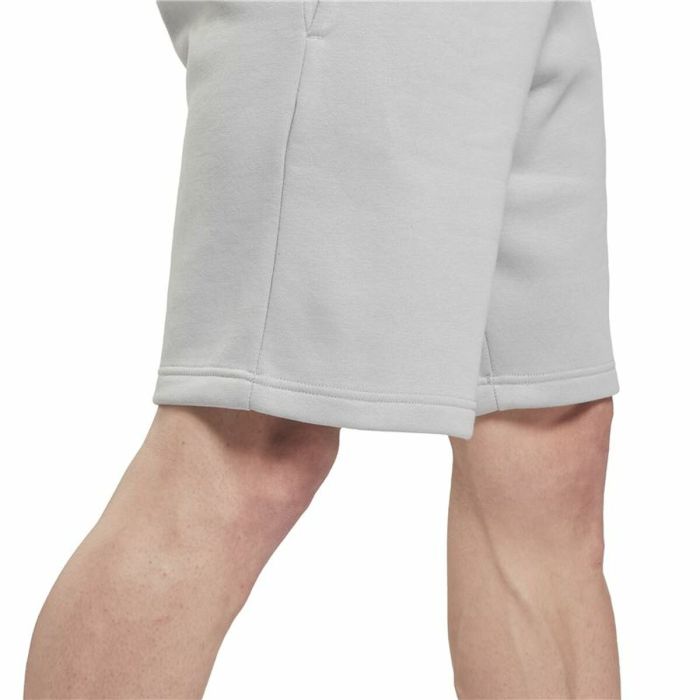 Pantalones Cortos Deportivos para Hombre Reebok Essentials French Terry Gris 1