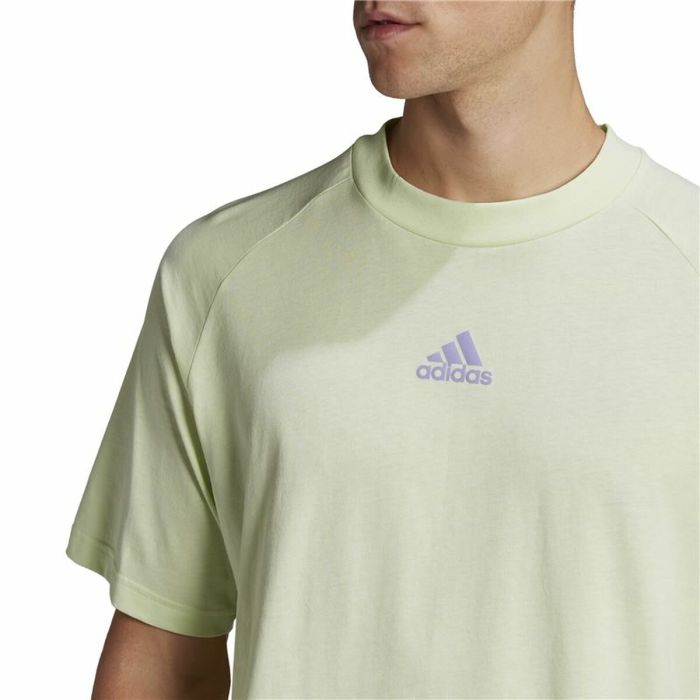 Camiseta de Manga Corta Hombre Adidas Essentials Brandlove Amarillo 4