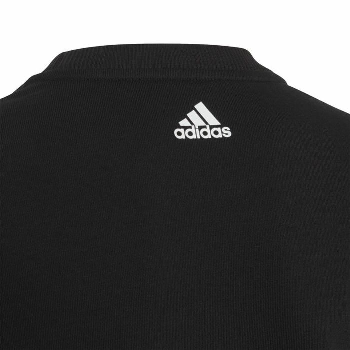 Sudadera sin Capucha Niño Adidas Sweat Logo Negro 2