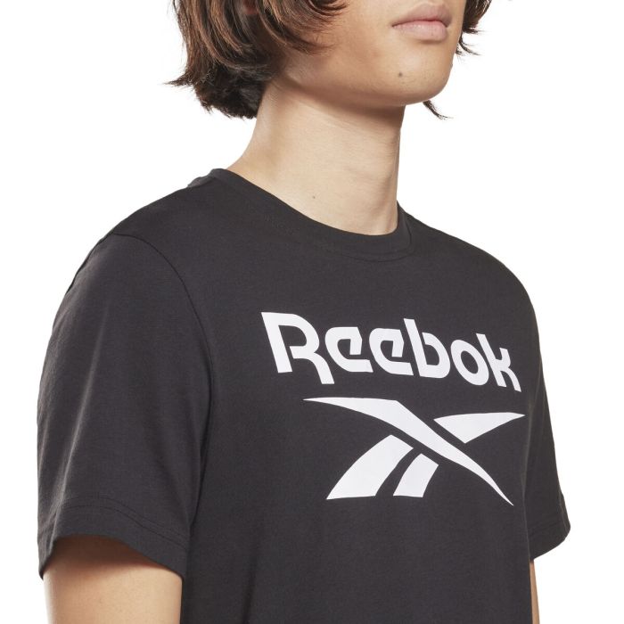 Camiseta de Manga Corta Hombre Reebok BIG LOGO TEE HD4222 Negro 3