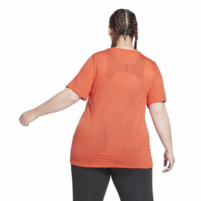 Camiseta de Manga Corta Mujer Reebok Burnout Naranja 4