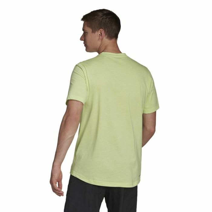 Camiseta de Manga Corta Hombre Adidas Aeroready Designed 2 Move Verde 4