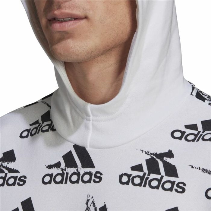 Sudadera con Capucha Hombre Adidas Essentials Brandlove Blanco 1