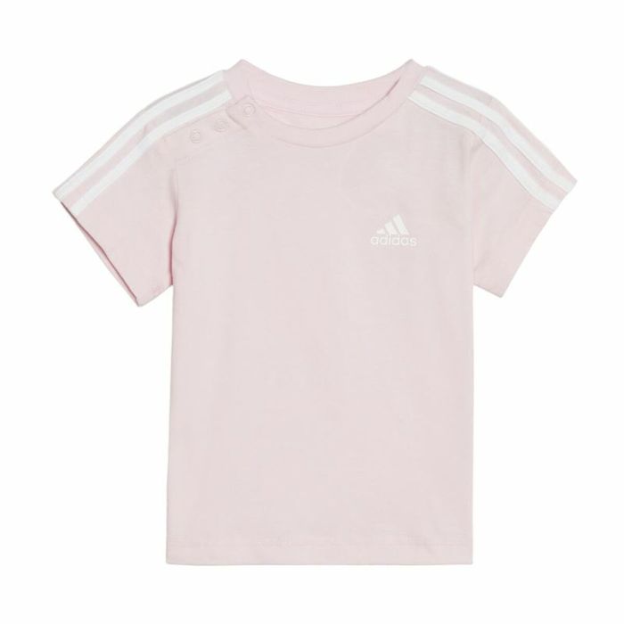 Conjunto Deportivo para Bebé Adidas Three Stripes Rosa 8