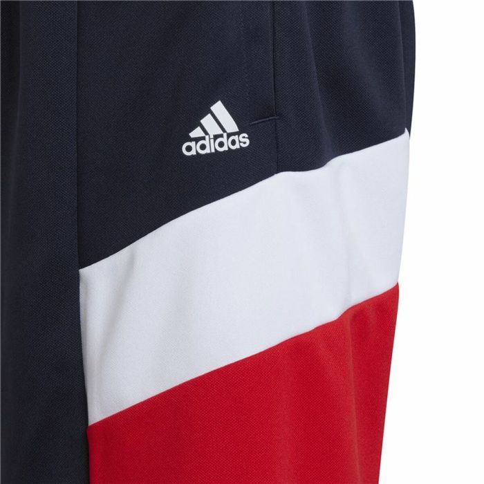 Pantalones Cortos Deportivos para Niños Adidas  D2M Big Logo Azul oscuro 2