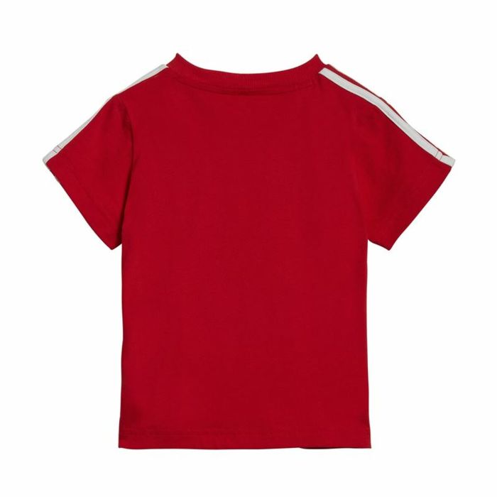 Conjunto Deportivo para Bebé Adidas Three Stripes Rojo 6