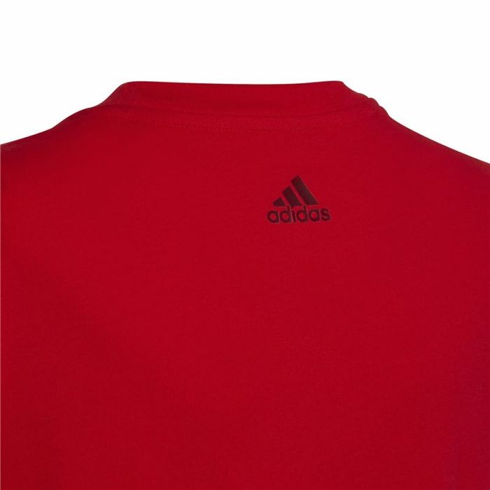 Camiseta de Manga Corta Niño Adidas Essentials Rojo 2