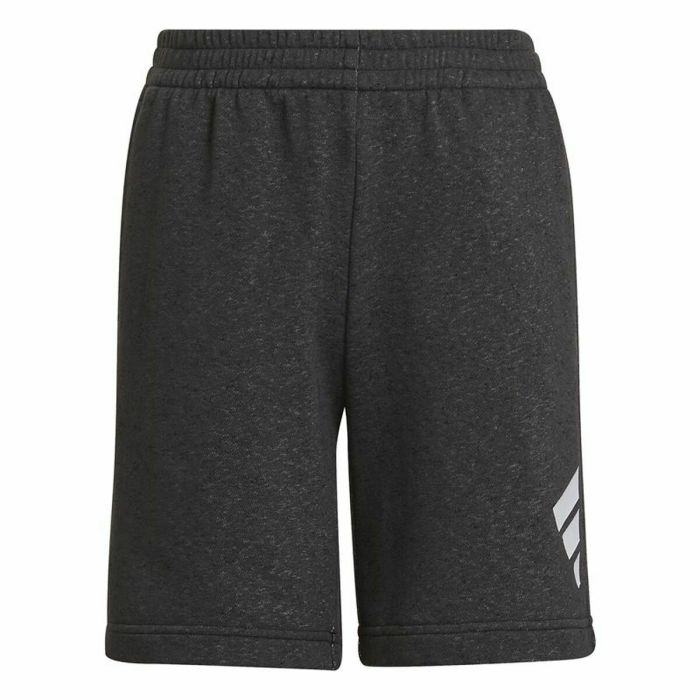 Pantalones Cortos Deportivos para Niños Adidas Future Icons 3 Stripes Negro