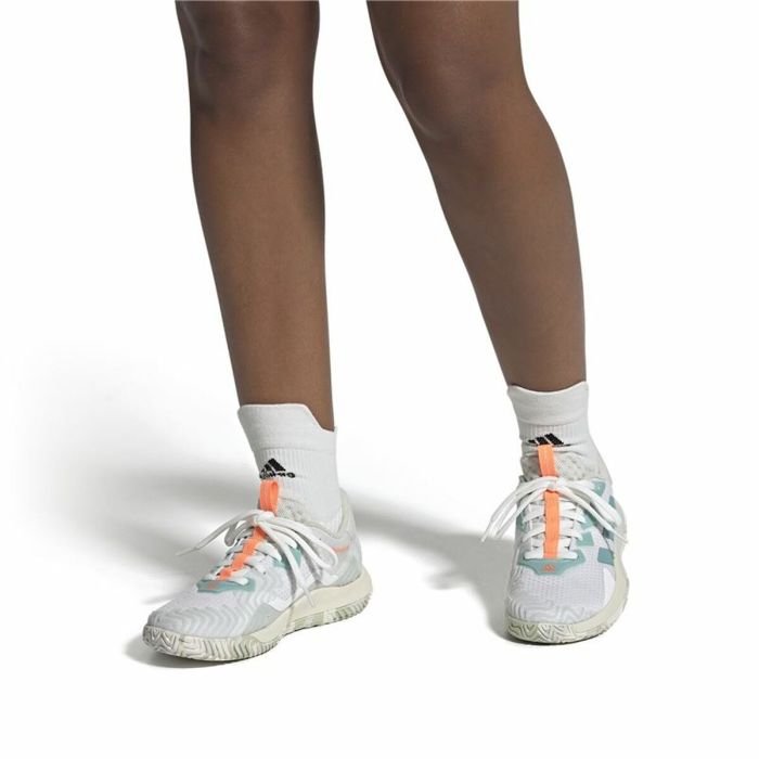 Zapatillas de Tenis para Mujer Adidas Control Solematch Blanco 1