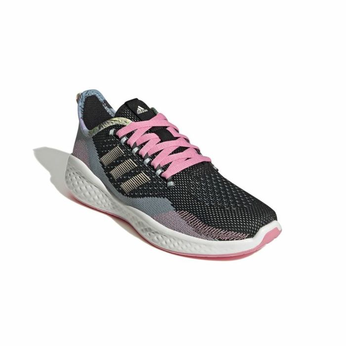 Zapatillas de Running para Adultos Adidas Fluidflow Negro Gris 4