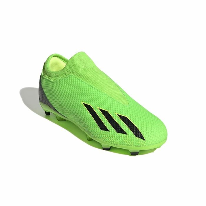 Botas de Fútbol para Niños Adidas X Speedportal 3 Césped Verde limón Unisex 4